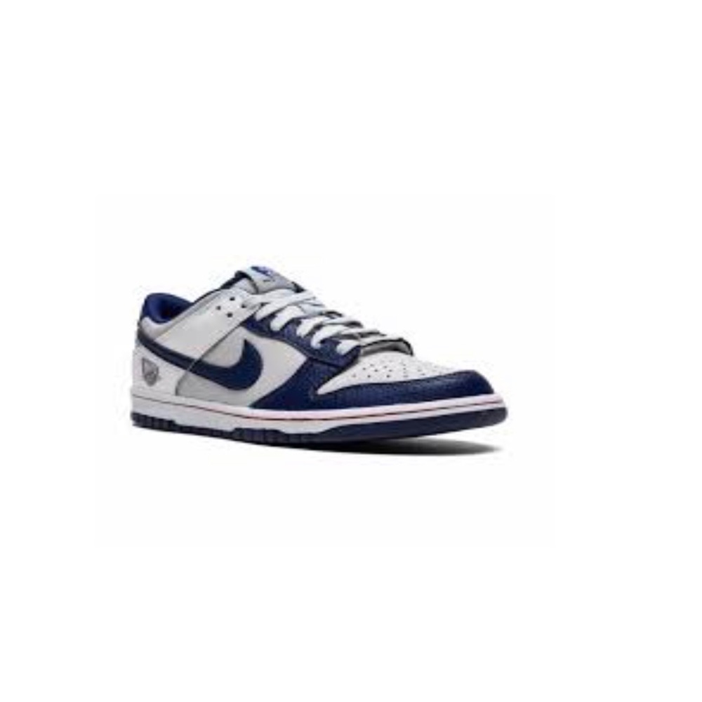 NIKE DUNK LOW SNEAKERS NBA 75TH ANNIVERSARY BROOKLYN NETS SHOES.SIZE 4.5 Y - Picture 2 of 12